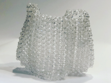 For Rent: Clear beaded bag 
