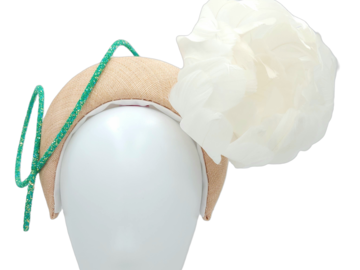For Sale: White Rose Headband
