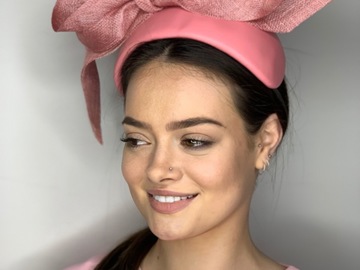 For Sale: Evelyn large bow in Pink 